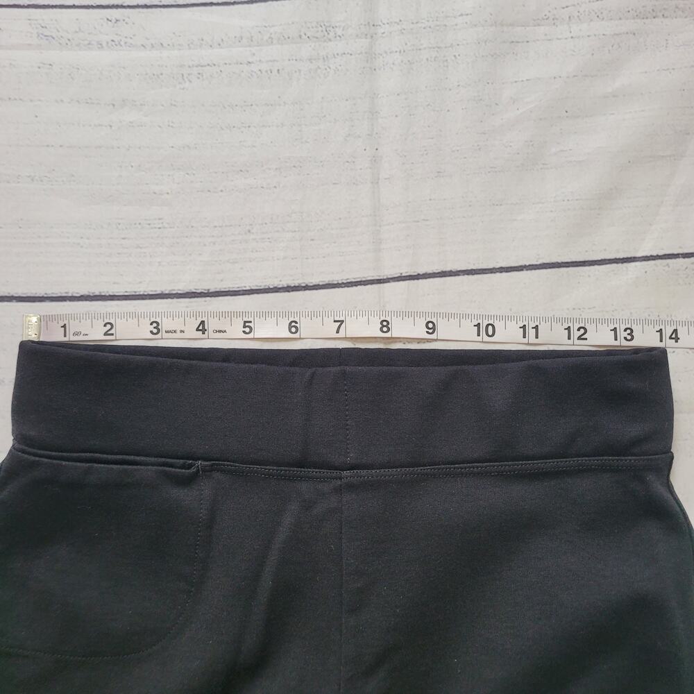 American Giant Size 6 Black Leggings Classic Minimalist Quality Every Day - Picture 7 of 7